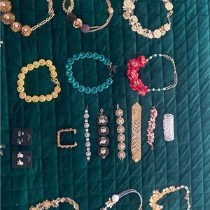 Costume jewelry. Mostly from J Crew.